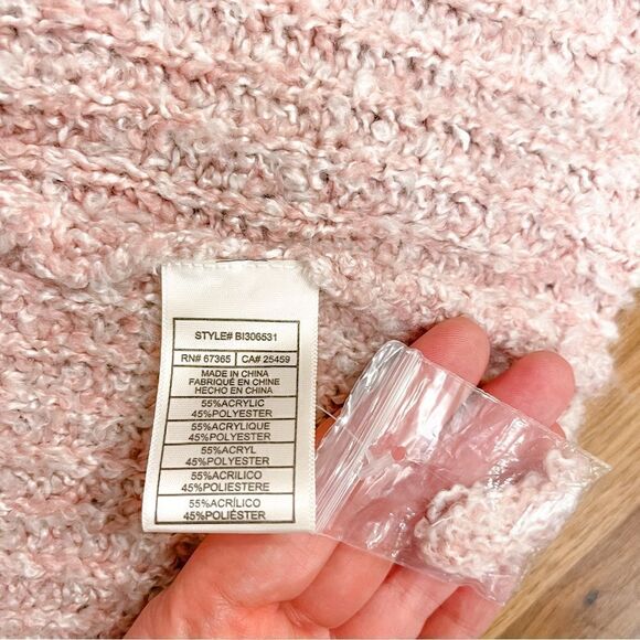 🍋 BB Dakota Steve Madden • Women Odetta Open Pocket Cardigan Salmon Size M - Picture 5 of 7